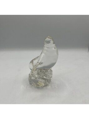 VINTAGE PRINCESS HOUSE24% LEAD CRYSTAL SEAL SEA LION WONDERS OF THE WILD GERMANY